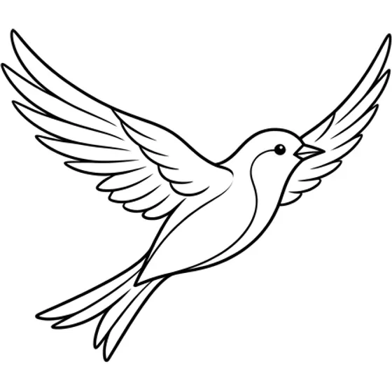 Wrist Tattoos example — A single small bird in flight, clean line work