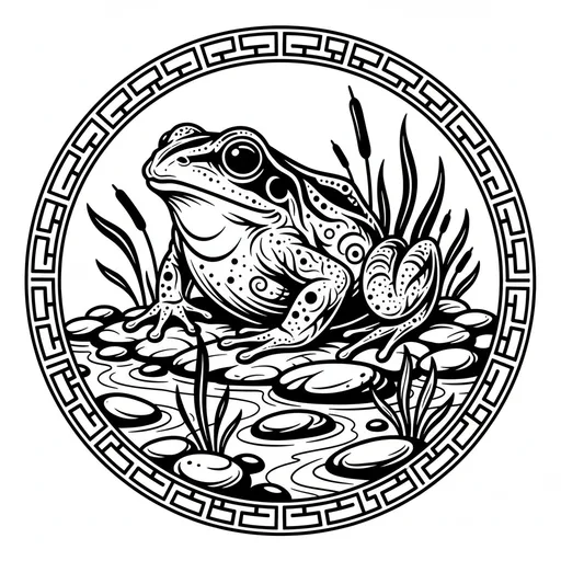 Example Blackwork tattoo design