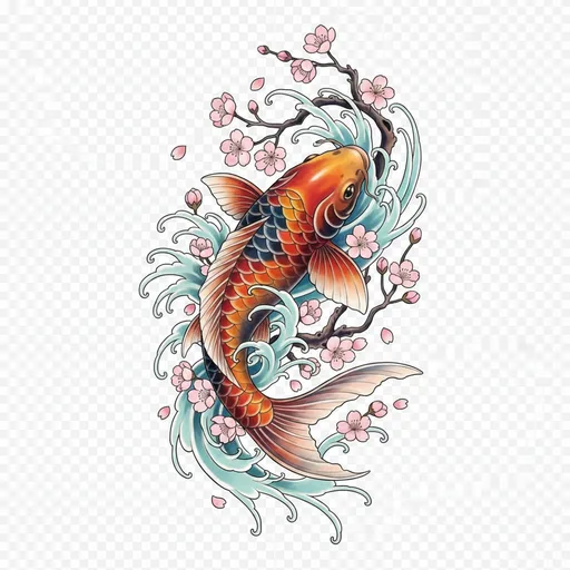 Example Japanese tattoo design